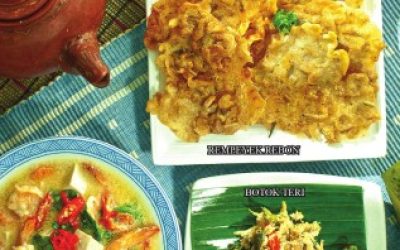 H10 Botok Teri, Sayur Daun Labu, Rempeyek Rebon