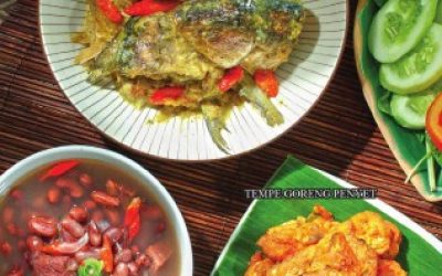 H12 Bandeng Bumbu Acar, Tempe Goreng Penyet, Sayur Kacang Merah