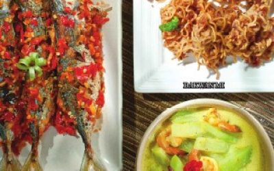 H18 Kembung Balado, Bakwan Mi, Sayur Labu Siam